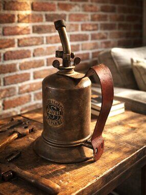 Vintage Blow Torch Scovil Blue Blast Now Becomes Industrial Decor